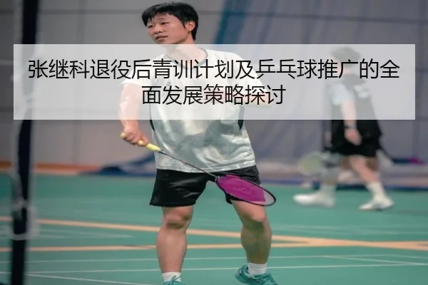 张继科退役后青训计划及乒乓球推广的全面发展策略探讨